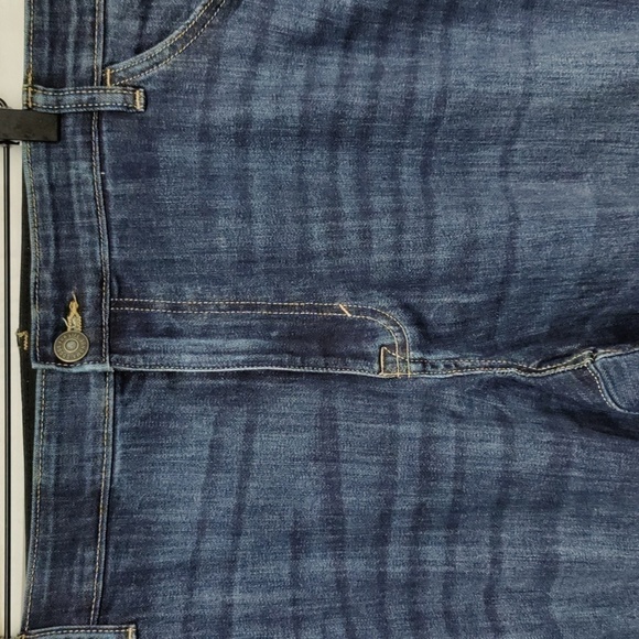 Sonoma Dark Wash Distressed Ankle Skinny Jeans, Size 24W Short - Picture 4 of 15